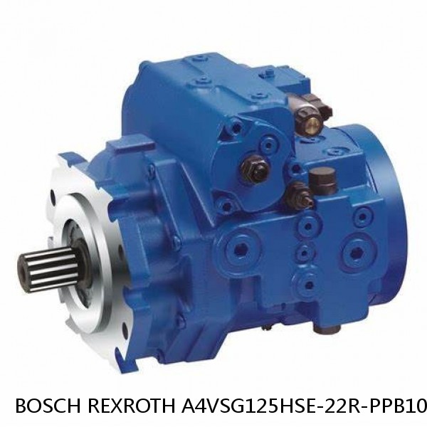 A4VSG125HSE-22R-PPB10N000N BOSCH REXROTH A4VSG Axial Piston Variable Pump