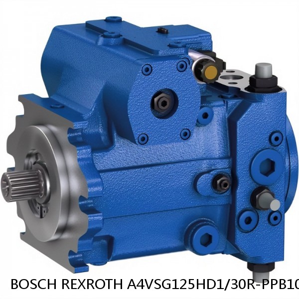 A4VSG125HD1/30R-PPB10K029N BOSCH REXROTH A4VSG Axial Piston Variable Pump