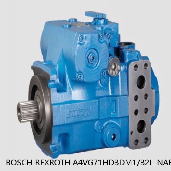 A4VG71HD3DM1/32L-NAF10F071S-S BOSCH REXROTH A4VG Variable Displacement Pumps
