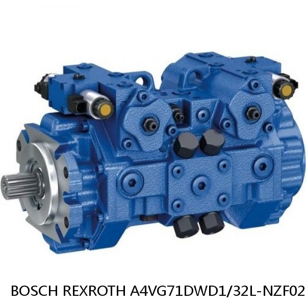 A4VG71DWD1/32L-NZF02F021F-S BOSCH REXROTH A4VG Variable Displacement Pumps