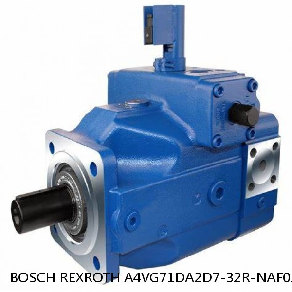 A4VG71DA2D7-32R-NAF02F021L BOSCH REXROTH A4VG Variable Displacement Pumps