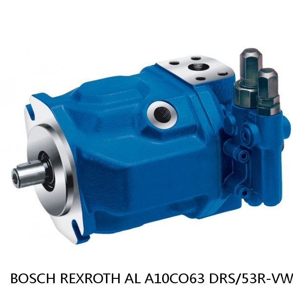 AL A10CO63 DRS/53R-VWC07H505G-S4009 BOSCH REXROTH A10CO Piston Pump