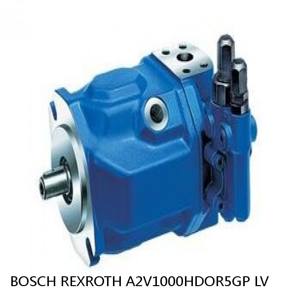 A2V1000HDOR5GP LV BOSCH REXROTH A2V Variable Displacement Pumps
