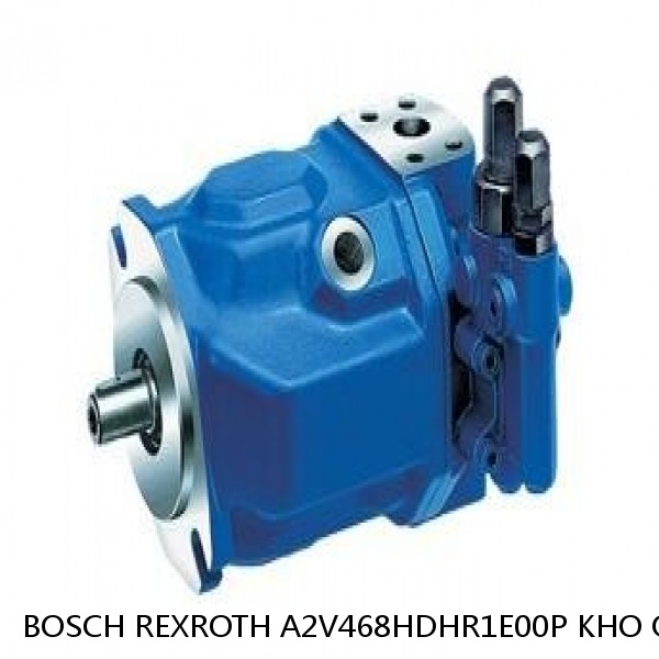 A2V468HDHR1E00P KHO Q SN BOSCH REXROTH A2V Variable Displacement Pumps