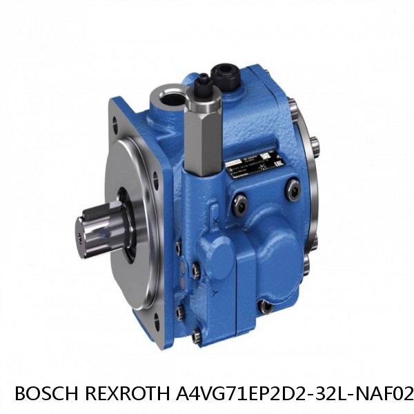 A4VG71EP2D2-32L-NAF02F021ST BOSCH REXROTH A4VG Variable Displacement Pumps