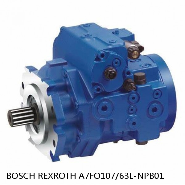 A7FO107/63L-NPB01 BOSCH REXROTH A7FO Axial Piston Motor Fixed Displacement Bent Axis Pump