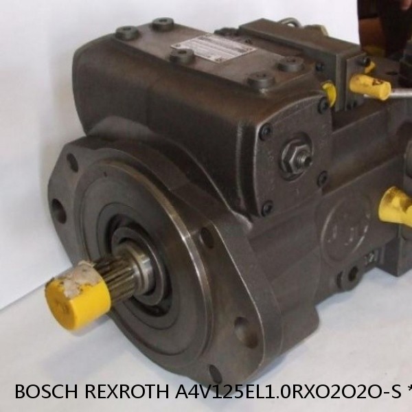 A4V125EL1.0RXO2O2O-S *G* BOSCH REXROTH A4V Variable Pumps #1 small image