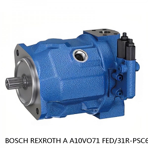 A A10VO71 FED/31R-PSC62K68-SO273 BOSCH REXROTH A10VO Piston Pumps #1 small image
