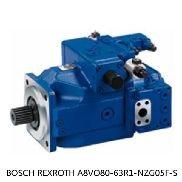 A8VO80-63R1-NZG05F-S BOSCH REXROTH A8VO Variable Displacement Pumps #1 image