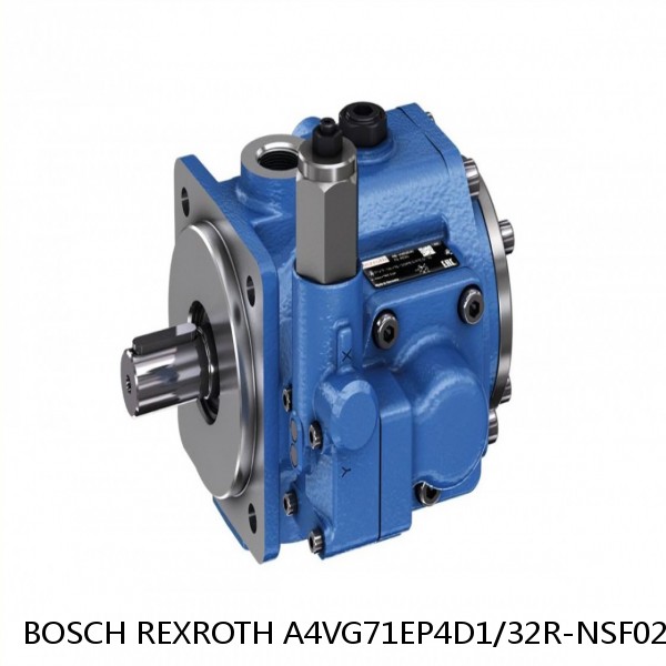 A4VG71EP4D1/32R-NSF02F041DH BOSCH REXROTH A4VG Variable Displacement Pumps #1 image