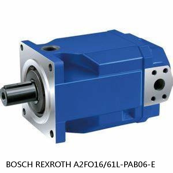 A2FO16/61L-PAB06-E BOSCH REXROTH A2FO Fixed Displacement Pumps #1 image