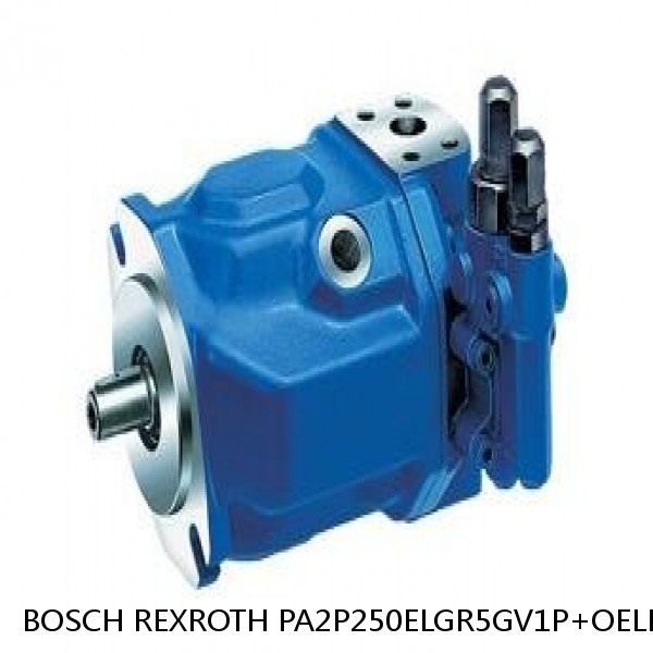 PA2P250ELGR5GV1P+OELBEH. BOSCH REXROTH A2P Hydraulic Piston Pumps #1 image
